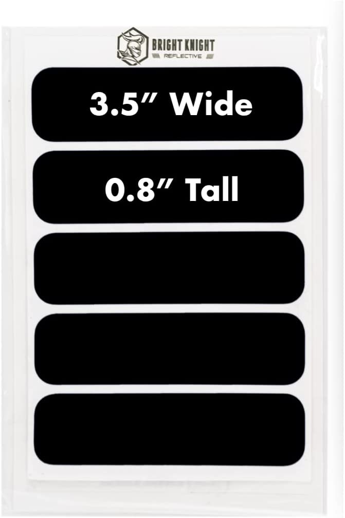 Black Reflective Tape Motorcycle Helmet Stickers 5x30. Made With 3M  Reflective Tape. Vinyl Reflective Stickers for Trailers, Cars, Bikes, Rims.  Waterproof Refle…